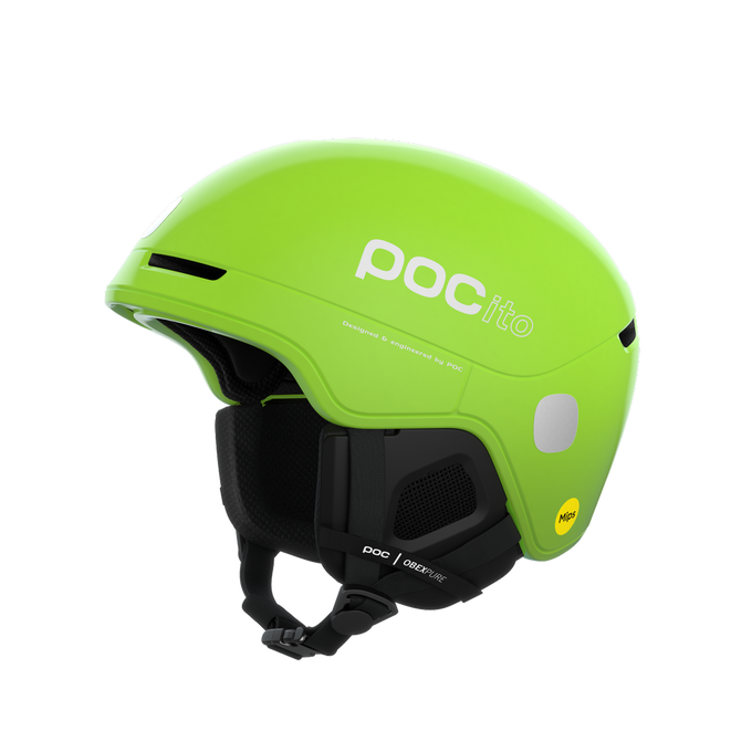 Cască POC Pocito Obex Mips Fluorescent Yellow/Green - 2025/26
