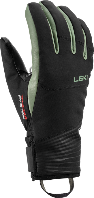 Mănuși LEKI Sparrow 3D Women Black/Dust/Green - 2025/26