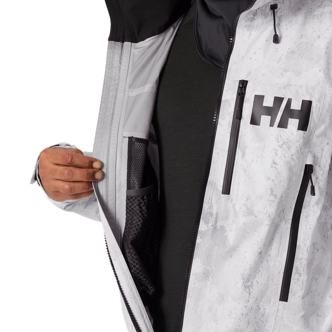  Costum de schi Helly Hansen Chugach Infin Printed Suit Grey Fog Snow Camo Aop - 2024/25