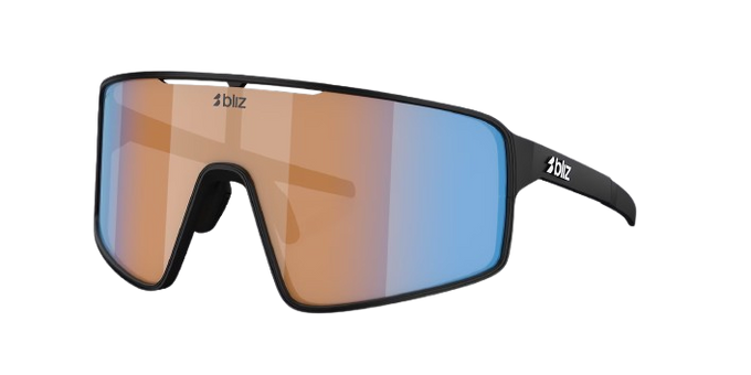 Ochelari de vedere BLIZ P001 Matte Black Frame / Coral/Orange Mirror Blue Lenses