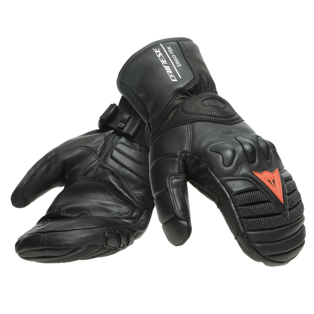 DAINESE Gloves Stretch Limo/High Risk Red - 2025/26