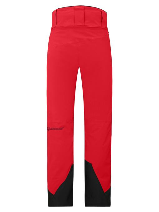 Pantaloni de schi Ziener Tewes Full-Zip Man Red Black Foggy - 2024/25