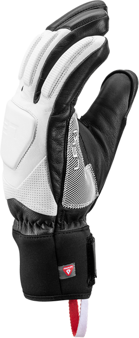 Mănuși LEKI Griffin Prime 3D White/Grey - 2025/26