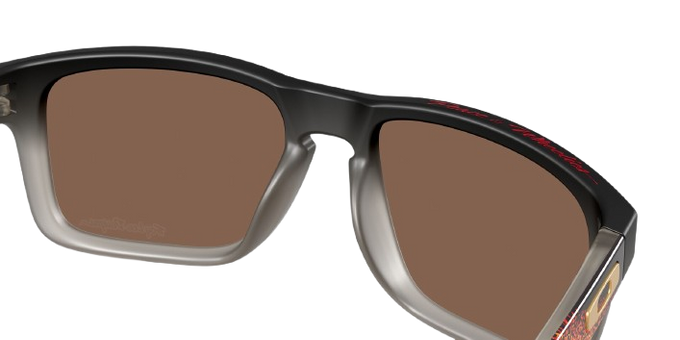 Ochelari de vedere Oakley Holbrook Troy Lee Designs Black Fade Frame/Prizm 24K Polarized Lenses