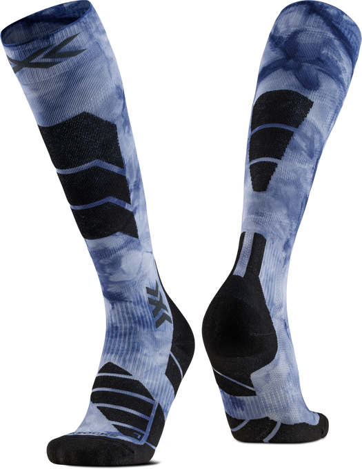 Șosete de schi X-socks SKI EXPERT WILD OTC TIEDYE X BLACK/MARINE - 2025/26
