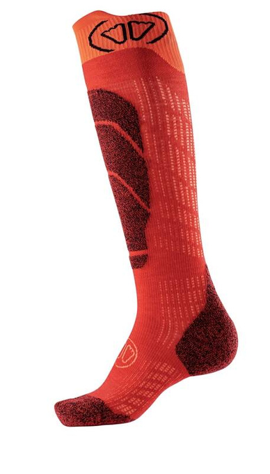 Șosete Sidas Ski Merino Junior Red/Orange - 2025/26