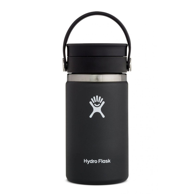 HYDRO FLASK 12 Oz Wide Mouth Flex Sip Lid Thermal Mug negru