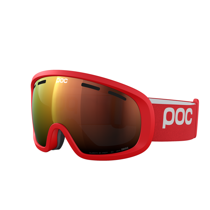 Ochelari de schi POC Fovea Mid Prismane Red/Partly Sunny Orange - 2025/26