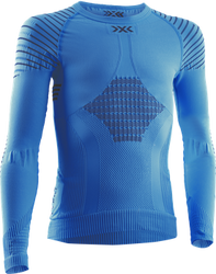 Tricou X-Bionic Invent 4.0 Shirt LG SL Junior Teal Blue/Anthracite - 2024/25