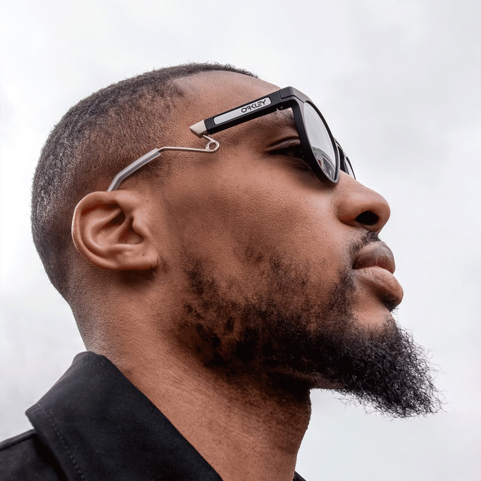 Ochelari de vedere Oakley HSTN Metal Matte Black/Prizm Black Lenses