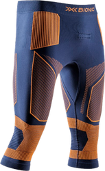 Pantaloni termoactivi X-Bionic Energy Accumulator Light Pants 3/4 Men Marine/Orange - 2024/25