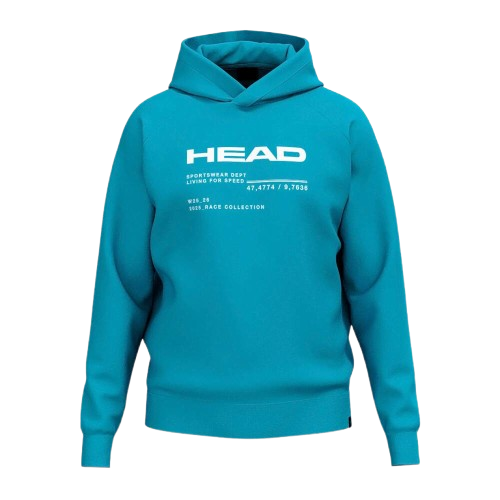 Hanorac cu gluga HEAD Race Hoodie Junior Blue - 2025/26