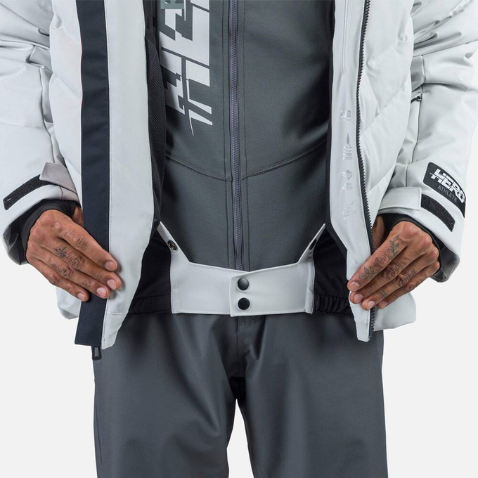 Geaca de schi Rossignol Hero Blackside Puffy JKT Soft Gray - 2024/25