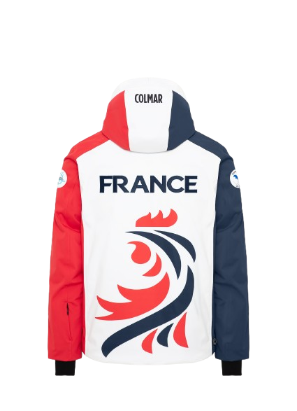 Geacă de schi pentru bărbați Colmar Replica Ski Jacket White/Navy Blu/Bright Red - 2025/26