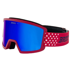 Ochelari de protecție Briko Frostbite USA Matt Red/Tanganora Blue - 2025/26