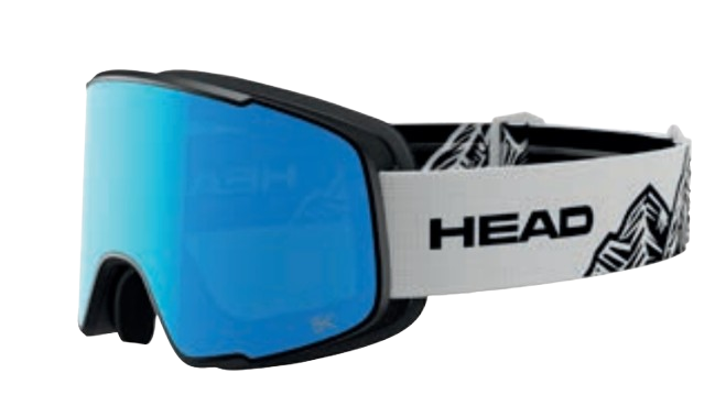 Ochelari de protecție HEAD Horizon 2.0 5K Blue White + lentile suplimentare - 2025/26
