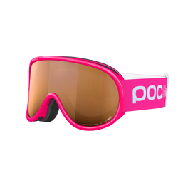 Ochelari de protecție POC Pocito Retina Fluorescent Pink/Partly Sunny Light Orange - 2025/26
