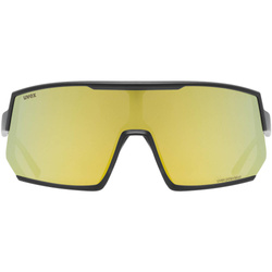Ochelari de soare Uvex Sportstyle 235 P - Black Mat/Mirror Yellow - 2023