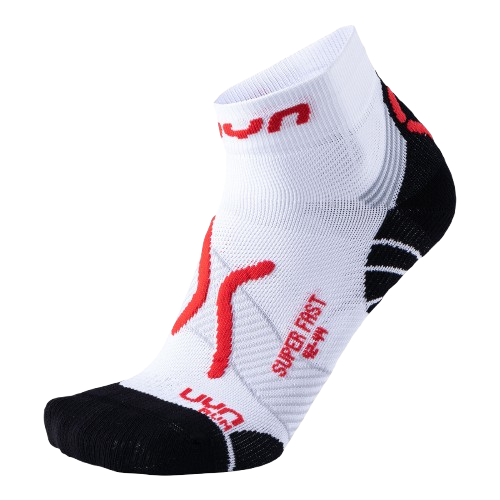 șosete de alergare UYN Man Run Super Fast Socks White/Red