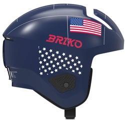 Cască Briko Vulcano 2.0 USA Shiny/Blue White - 2024/25