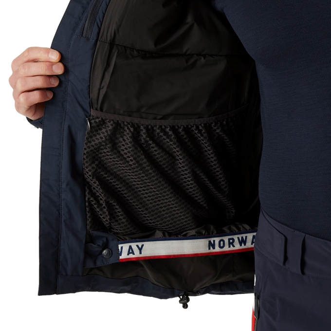 Jacheta de schi Helly Hansen Kvitfjell Race Puffy Jacket Navy NSF Replica - 2024/25