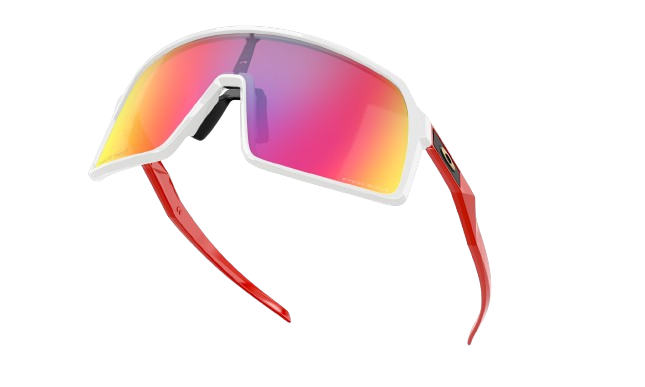 Oakley Sutro Custom Polished White Frame / Prizm Road Iridium Lenses