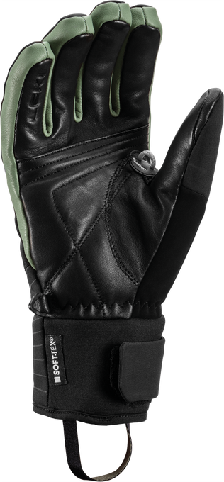 Mănuși LEKI Sparrow 3D Women Black/Dust/Green - 2025/26