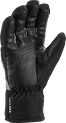 Mănuși LEKI Griffin 3D Junior Black/Dusty Green - 2025/26