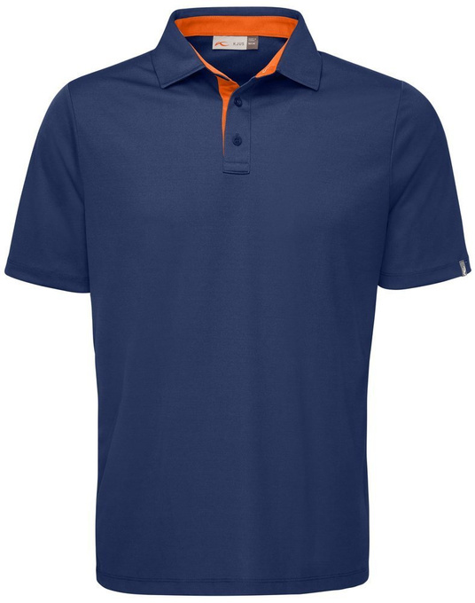 KJUS Men Silas Polo S/S Atlanta Blue/Orange T-shirt - 2020/21
