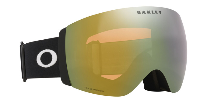 Ochelari de schi Oakley Flight Deck Pro L Matte Black/Prizm Sage Gold Iridium + Additional lens Prizm Snow Iced Iridium - 2025/26