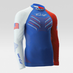 Lenjerie termică UYN Natyon 3.0 USA Bode Miller UW Shirt LG SL Turtle Neck - 2025/26