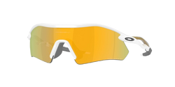 Ochelari Oakley Radar Plate Polished White/Gold Frame/Prizm 24K Polarized Lenses