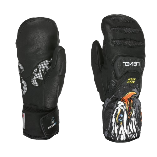 Level SQ JR CF Mitt pk Black - 2025/26