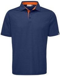 KJUS Men Silas Polo S/S Atlanta Blue/Orange T-shirt - 2020/21