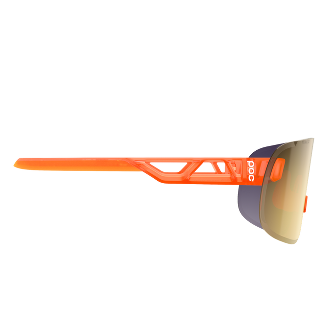 Ochelari POC Elicit Fluo. Orange Translucent/Clarity Road/Partly Sunny Gold