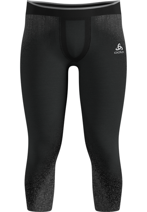 Colanți termoactivi Odlo Perfomance Warm Blackcomb BL Bottom 3/4 Man Black - 2025/26