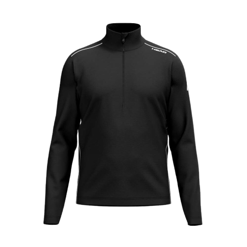 Tricoul cu glugă HEAD Race Midlayer Men Black - 2025/26