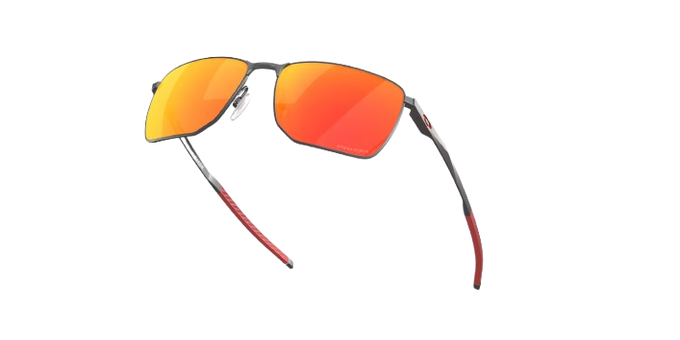 Ochelari de vedere Oakley Ejector Matte Gunmetal Frame / Prizm Ruby Lenses