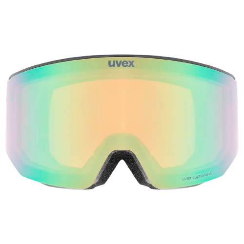 Uvex lace ATTRACT FM Black Matt/Mirror Opal + spare lens - 2025/26