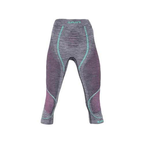 Pantaloni UYN Woman Ambityon UW Pant Medium Black Melange/Pink/Aqua - 2024/25