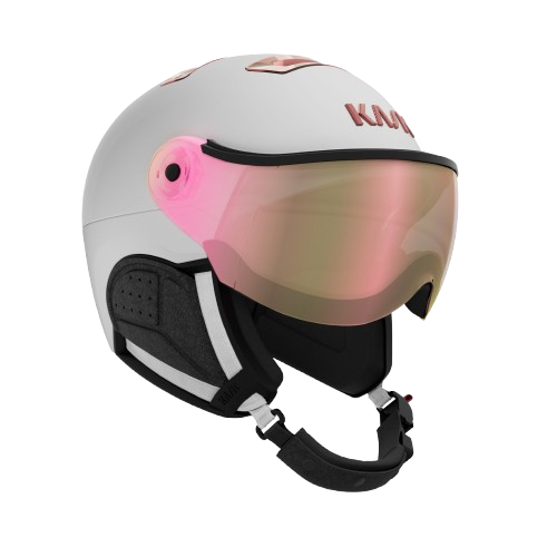 Cască KASK Chrome Visor White/Pink Gold - 2025/26