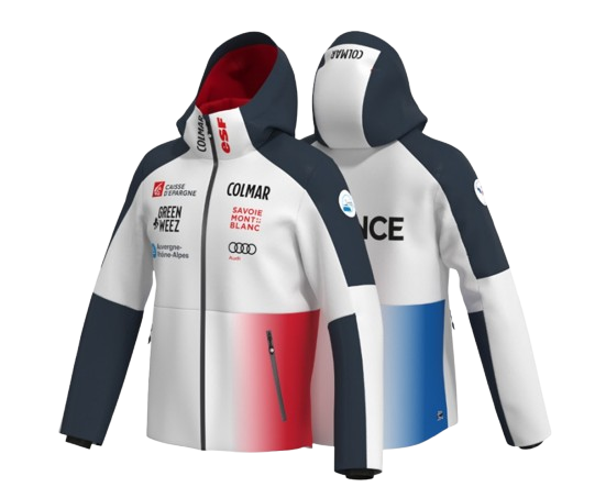 Geacă de schi pentru bărbați Colmar Replica Ski Jacket White/Black/Blue/Red - 2024/25