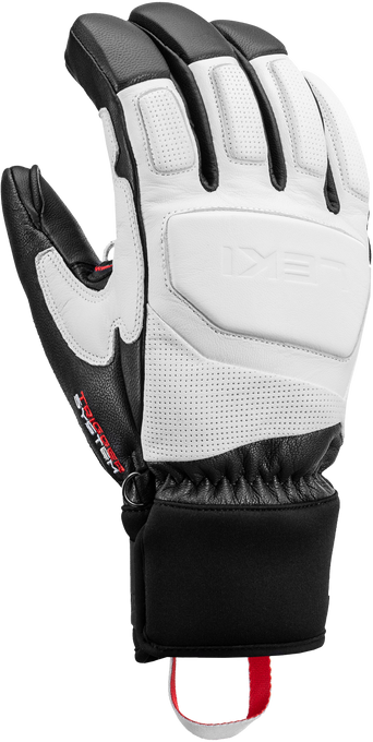 Mănuși LEKI Griffin Prime 3D White/Grey - 2025/26