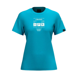 Tricoul HEAD WCR T-Shirt Women Blue - 2025/26
