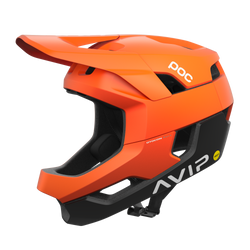 Cască de bicicletă POC Otocon Race MIPS Fluorescent Orange AVIP/Uranium Black Matt 2025