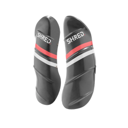 Apărători de tibie SHRED Grey/Rust L - 2025/26