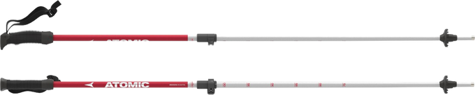 Bețe de schi Atomic AMT JR Telescopic Red/Silver - 2024/25