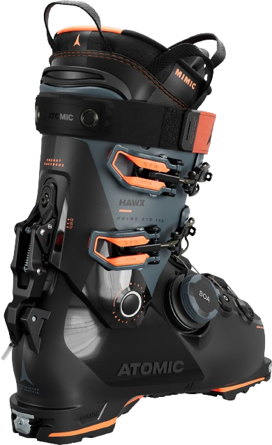 Clăpari de schi Atomic Hawx Prime XTD 110 BOA GW Black/Storm/Orange – 2024/25
