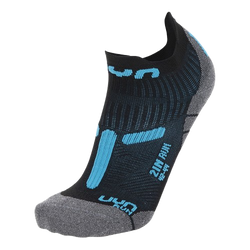 șosete de alergare UYN Man Run 2IN Socks Black/Turquoise