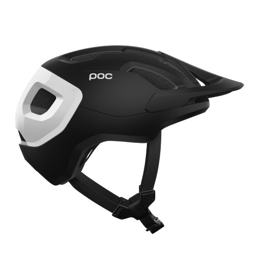 Cască de bicicletă POC Axion Race MIPS Uranium Black Matt/Hydrogen White